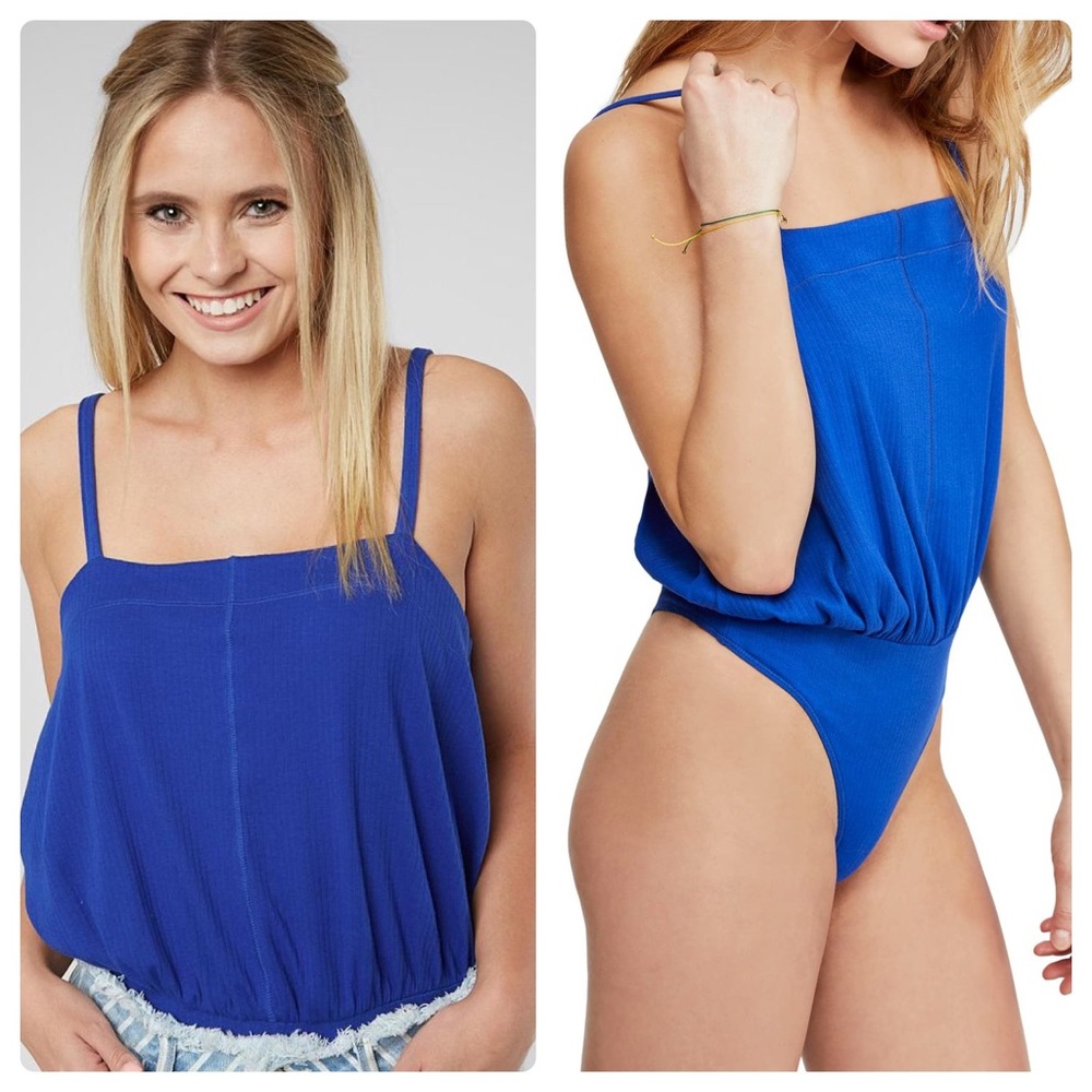 NEW Free People Marissa Ribbed Bodysuit